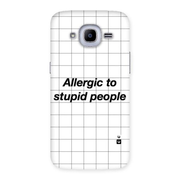 Allergic Back Case for Samsung Galaxy J2 2016